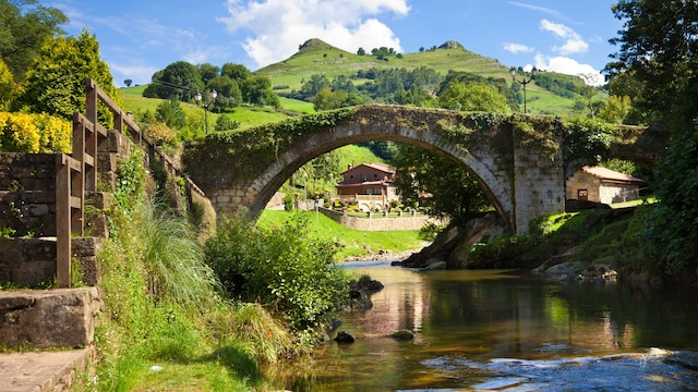 Pueblo de Liérganes, valles pasiegos, Cantabria