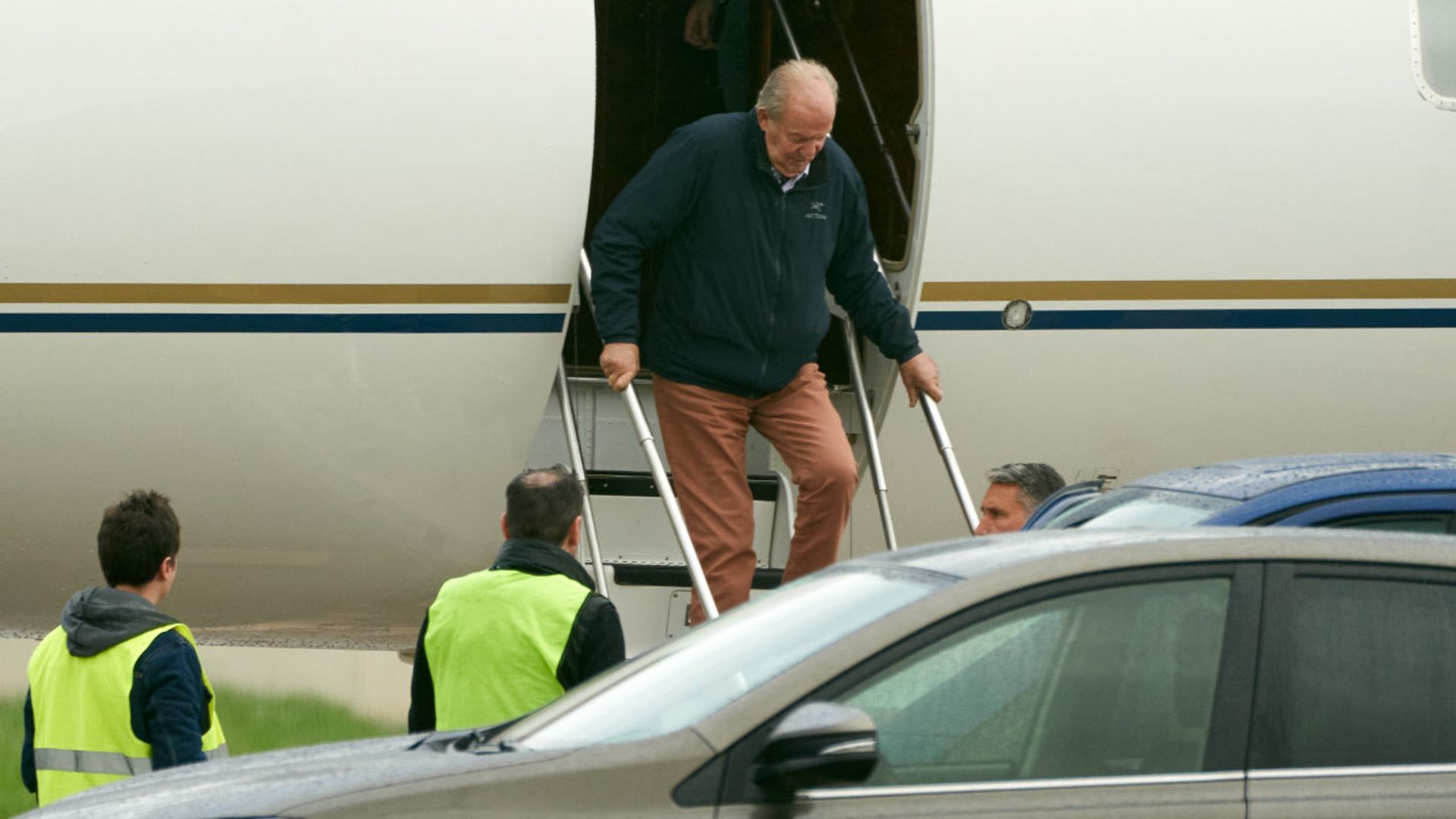 Así han sido las primeras horas del rey Juan Carlos en Vitoria