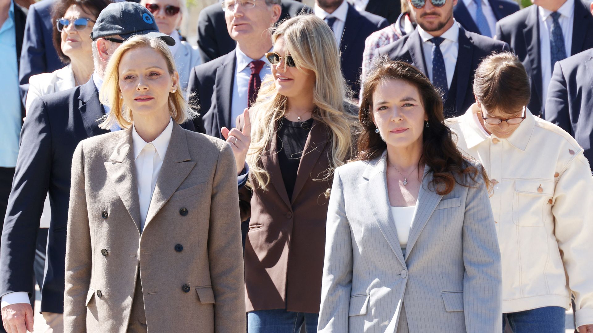 Mélanie-Antoinette de Messy irreconocible en un acto muy especial para la princesa Charlene
