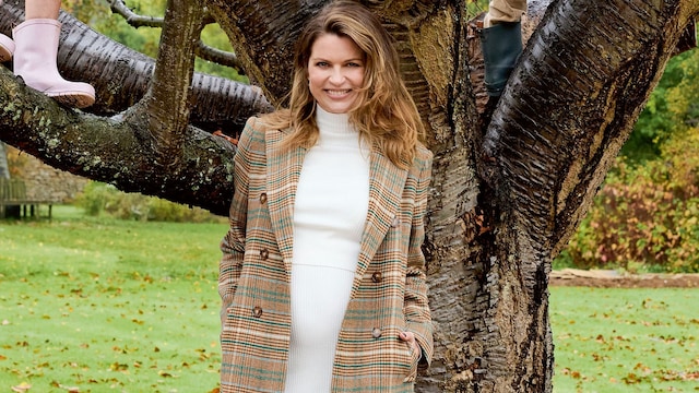 Gabriela Peacok con sus hijos