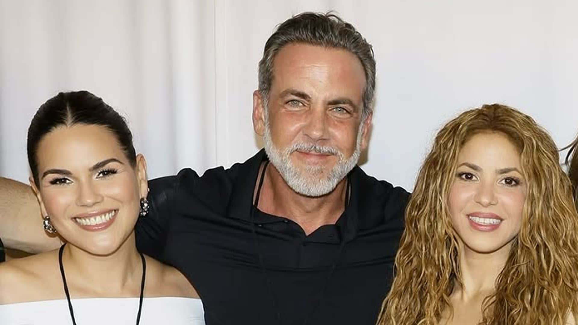 Shakira y Carlos Ponce: así fue su reencuentro en Miami con beso y abrazo incluidos
