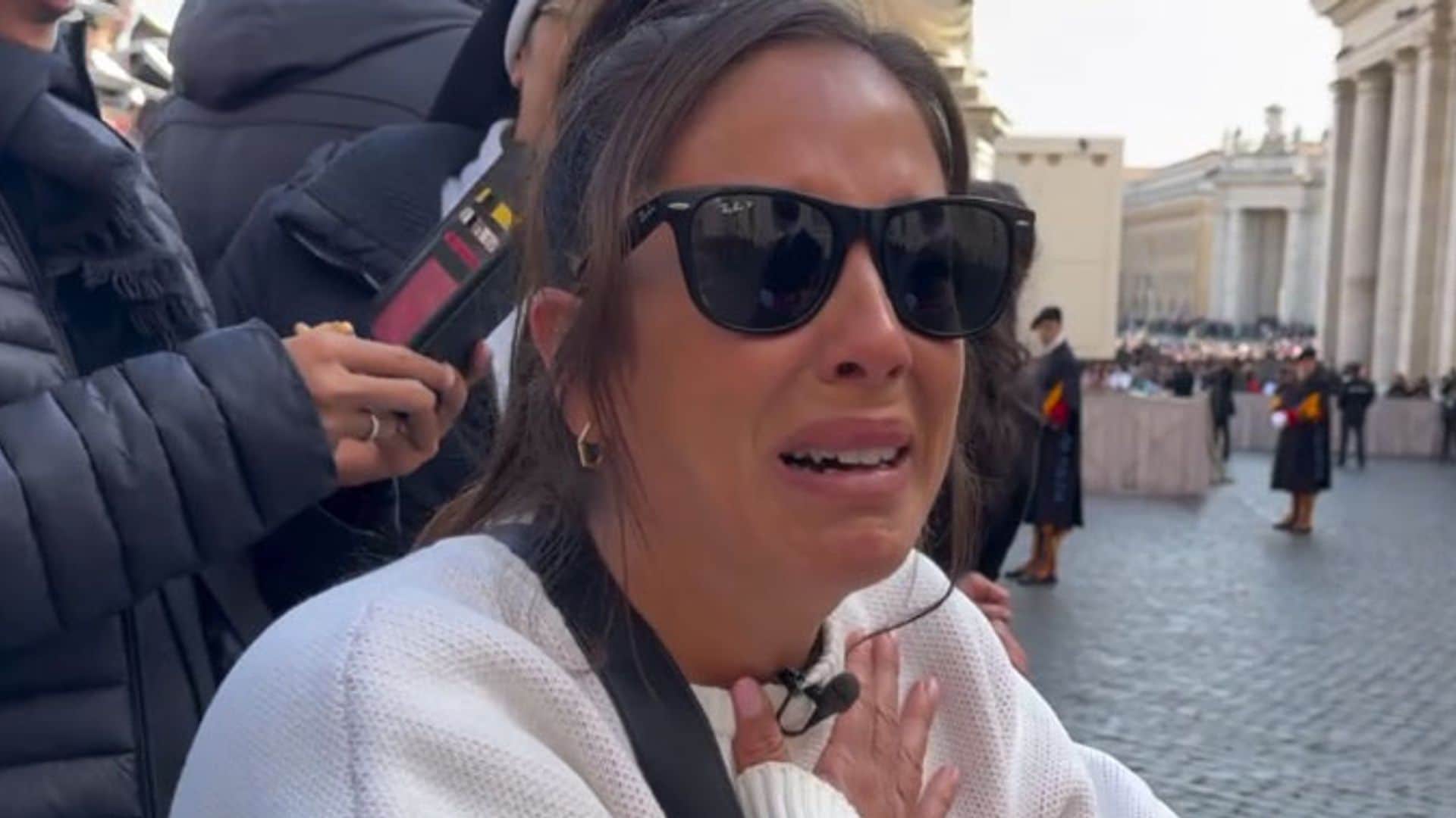 Cuando Anabel Pantoja conoció al papa Francisco: el curioso vídeo del momento