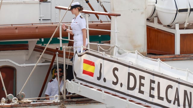 Princesa Leonor en Tenerife en Elcano