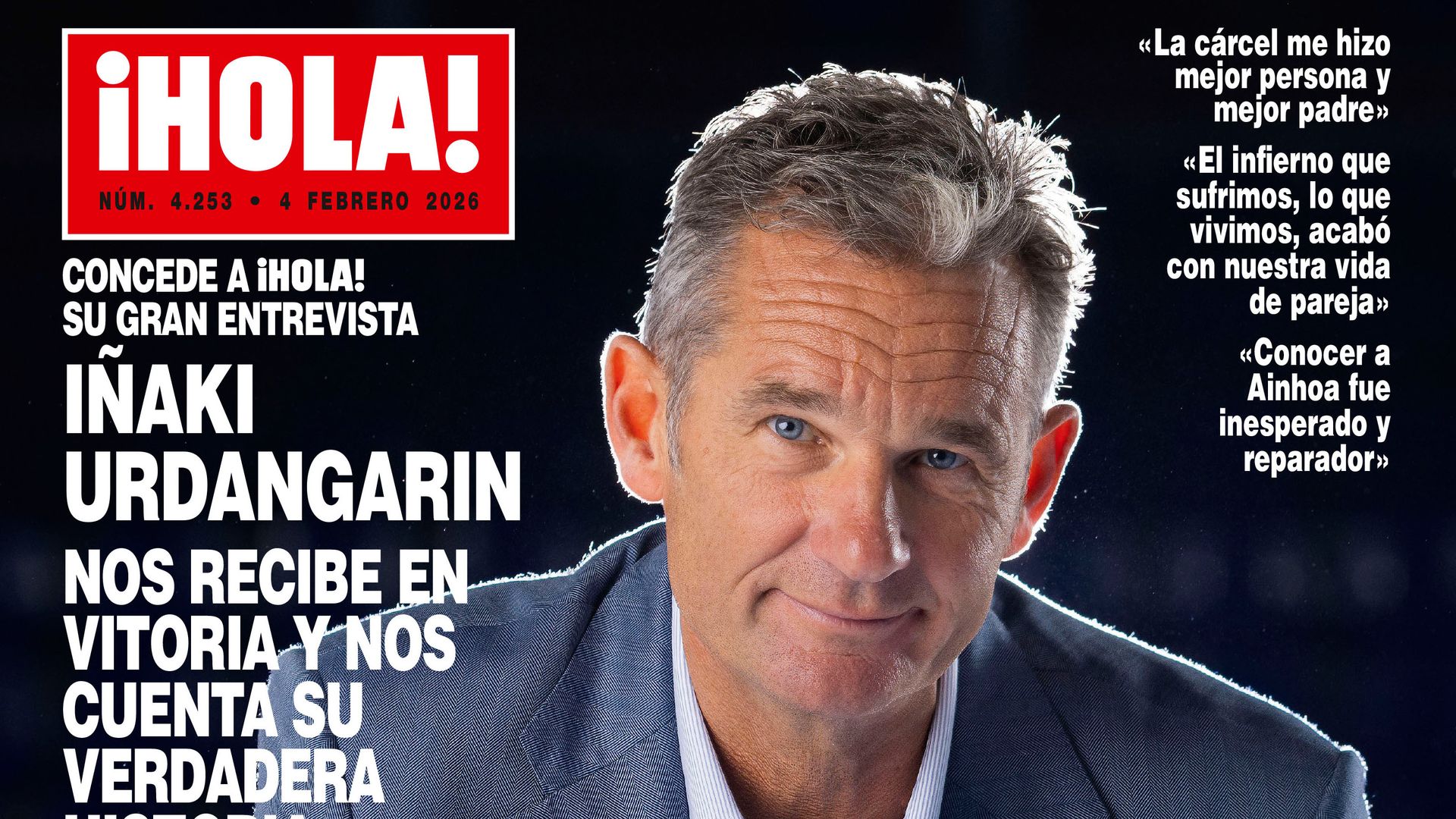 Iñaki Urdangarin en la portada de ¡HOLA!