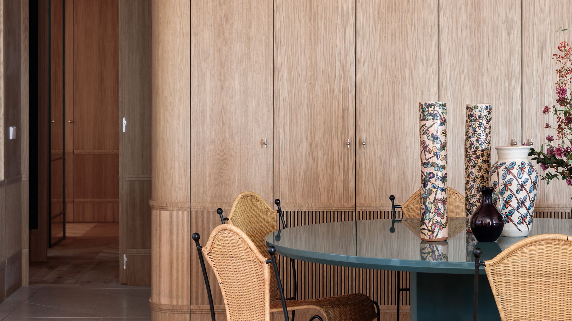 Armarios a medida en el comedor