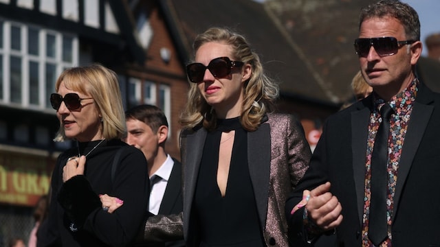 tom parker funeral procesion gettyimages