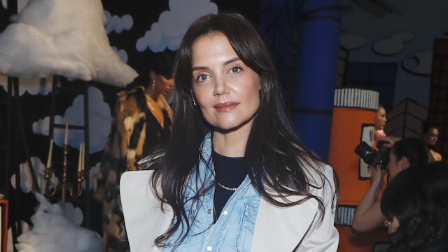 Katie Holmes en la New York Fashion Week, febrero 2024