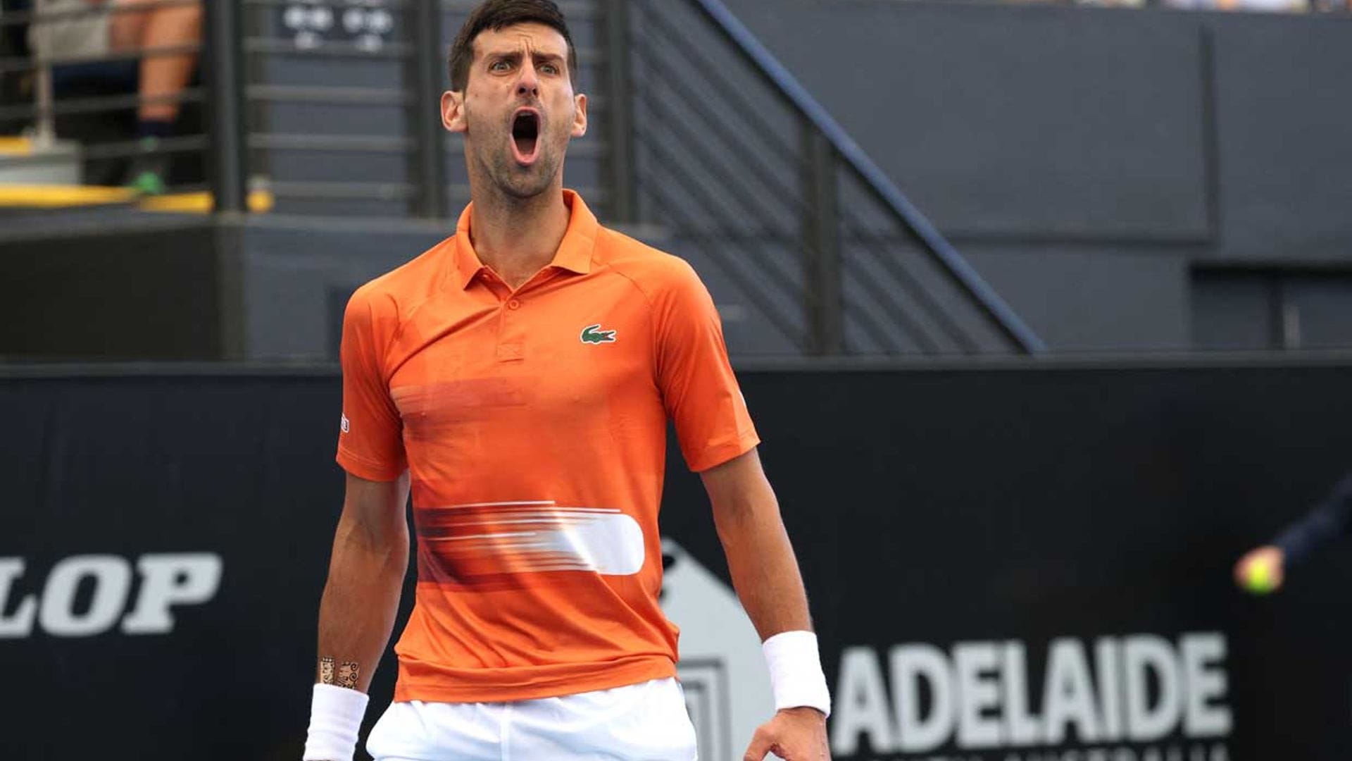 El controvertido regreso de Djokovic a Australia: echa a su hermano a gritos de la grada en pleno partido