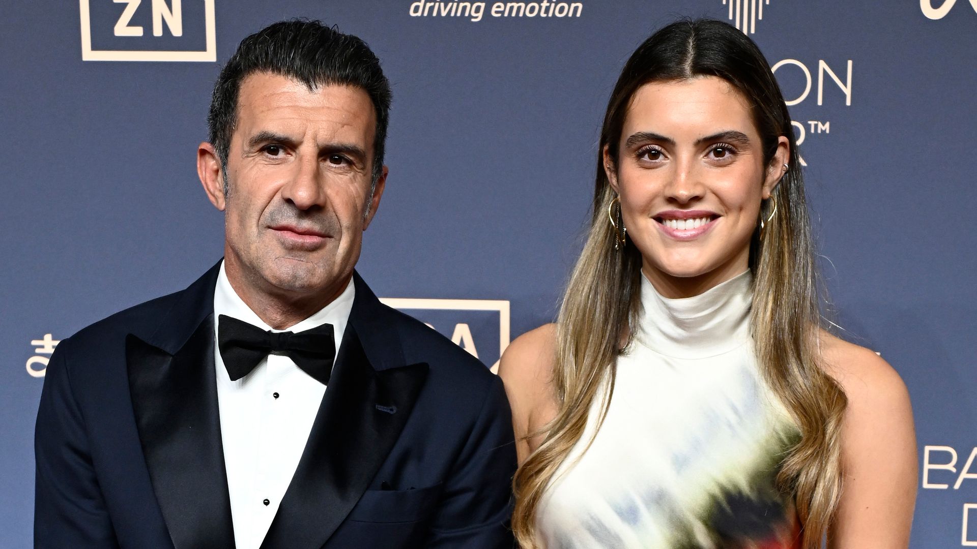 Luis Figo y Stella Svedin