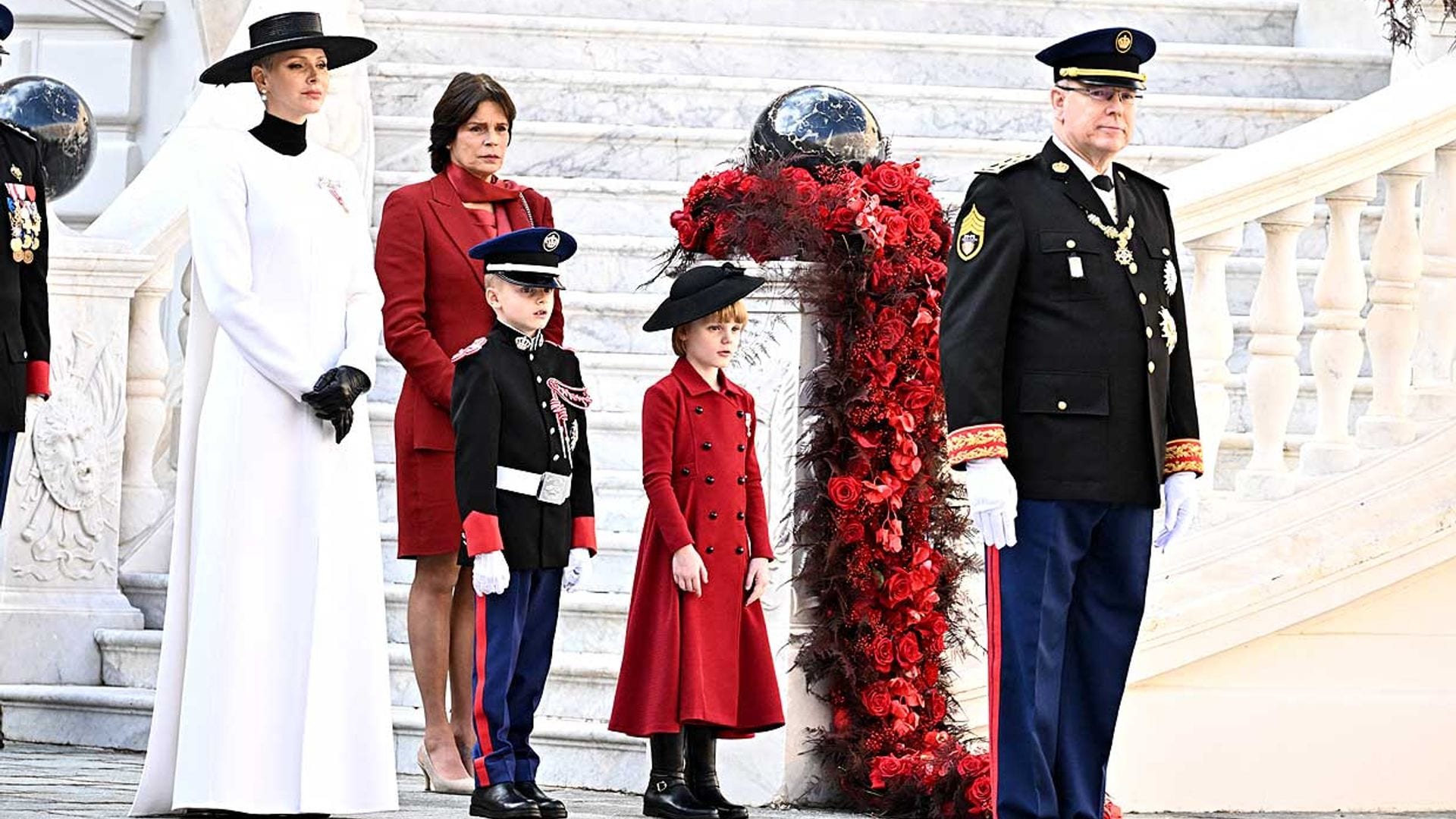 El regreso de Charlene, arropada por toda la familia monegasca, protagoniza el Día Nacional del Principado