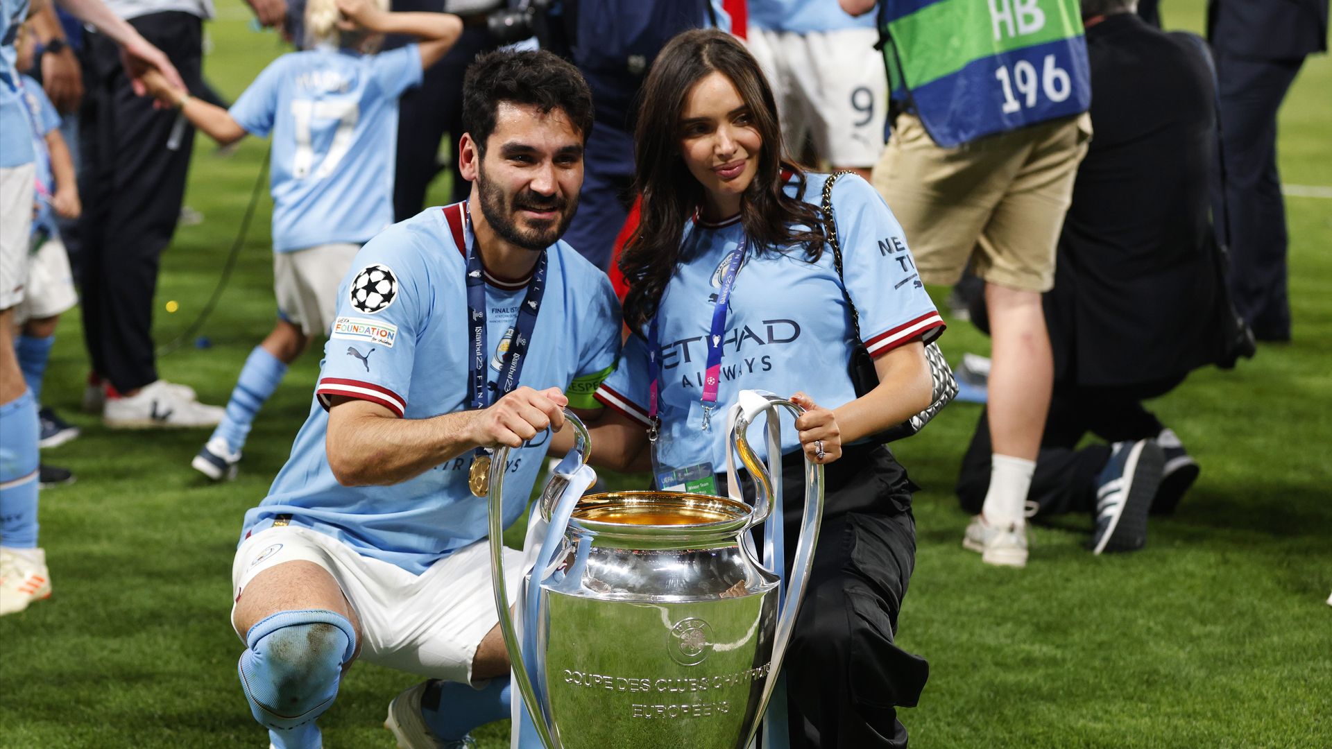 Ilkay Gundogan y Sara Arfaoui