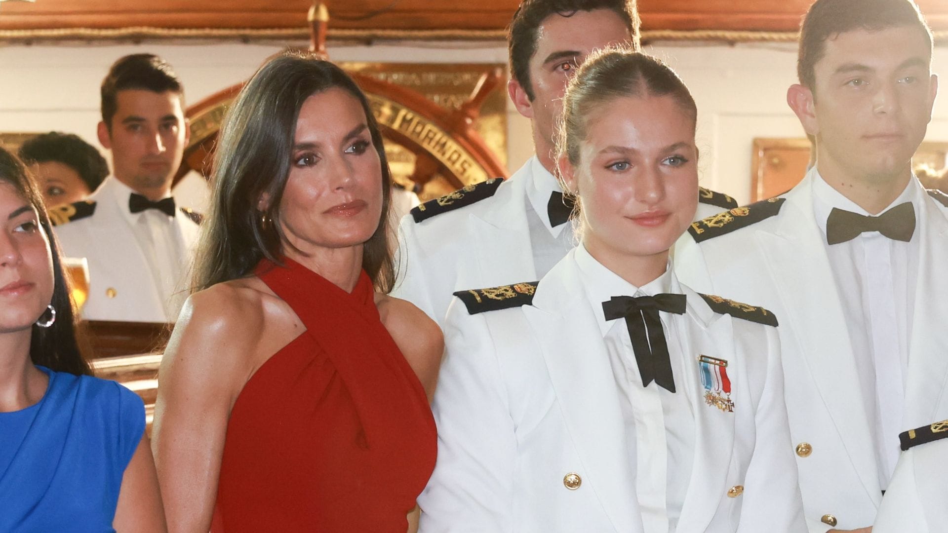 La noche más especial de la reina Letizia y la princesa Leonor, a bordo del Juan Sebastián Elcano 