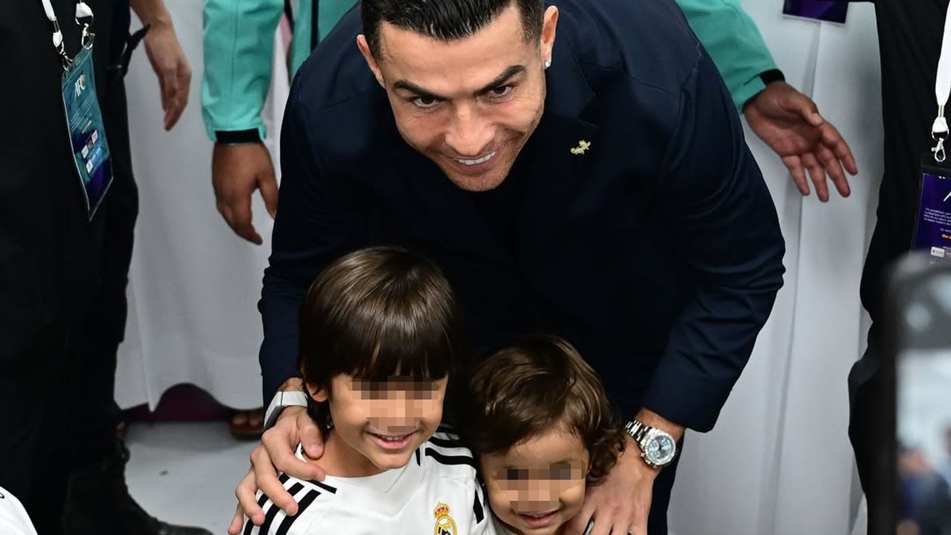 Los hijos de Fernando Verdasco viven una noche inolvidable conociendo a Cristiano