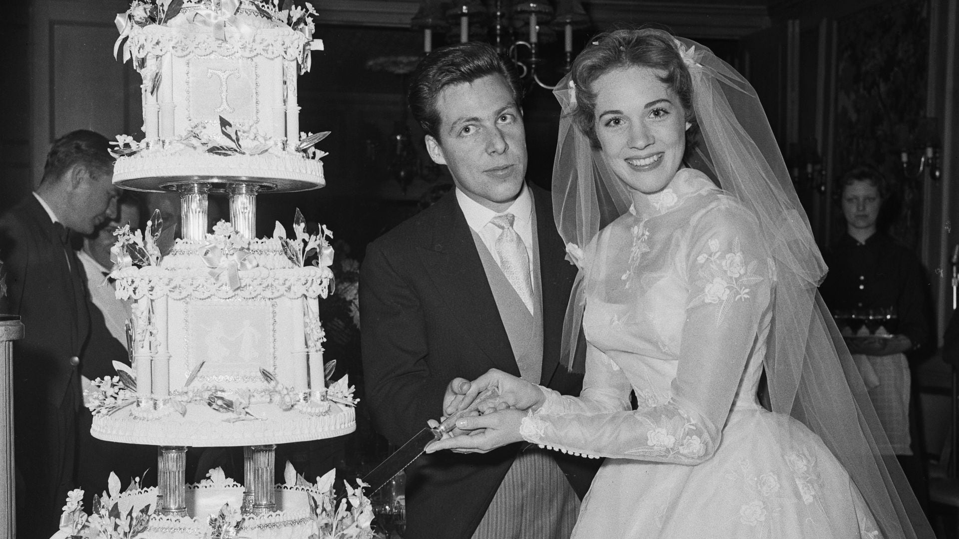 Boda de Julie Andrews y Tony Walton 1959