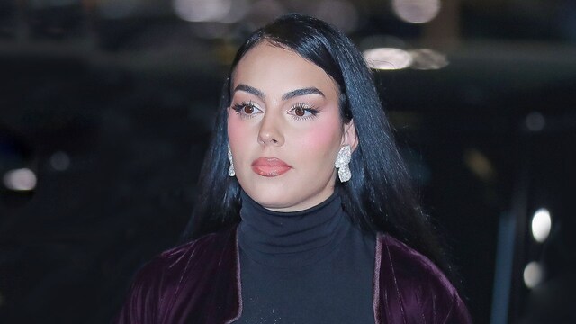 Georgina Rodriguez en la presentación de Cristiano Ronaldo con el Al Nassr en 2023 en Riad