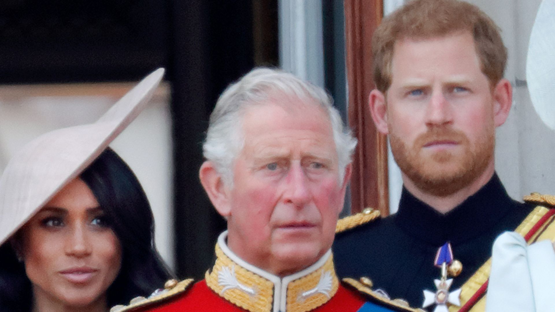 Meghan Markle, el príncipe Harry y el rey Carlos