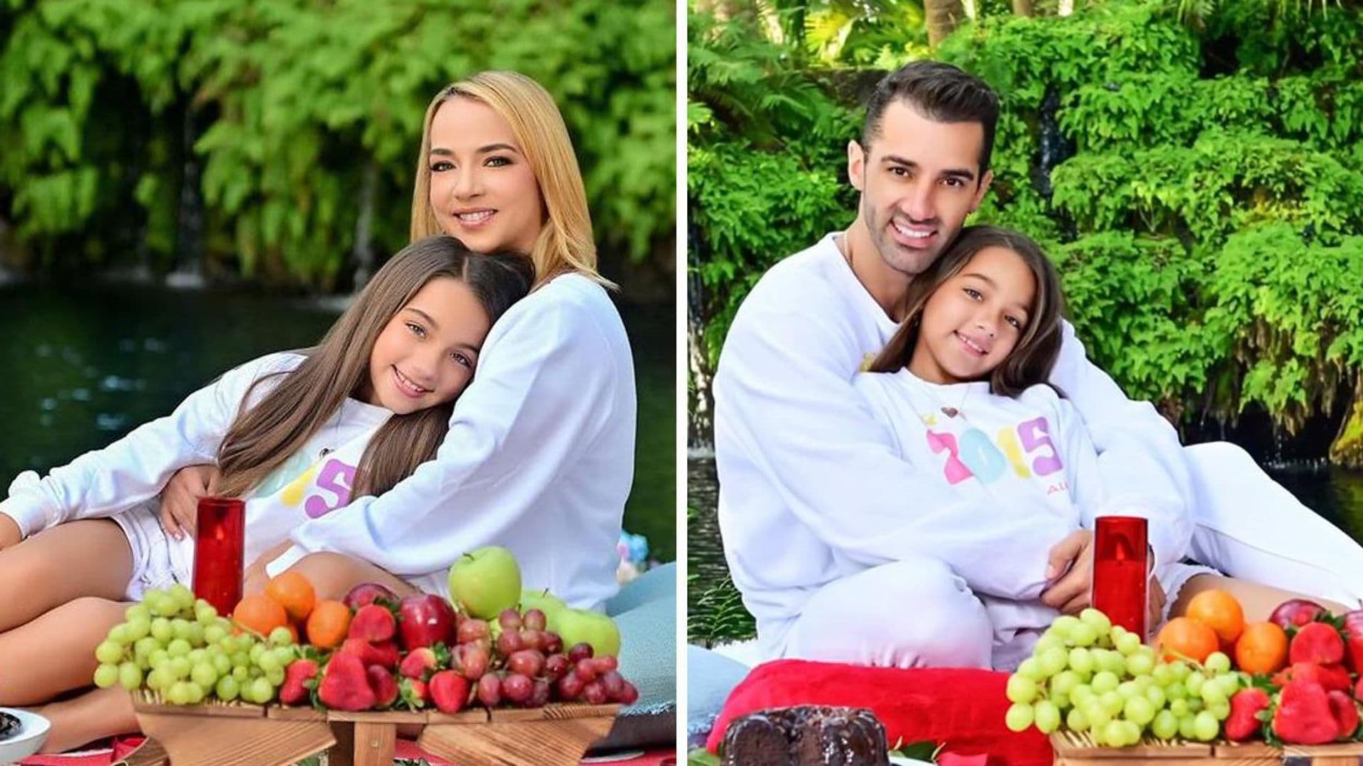 Adamari López y Toni Costa celebran juntos y felices el cumpleaños número nueve de Alaïa