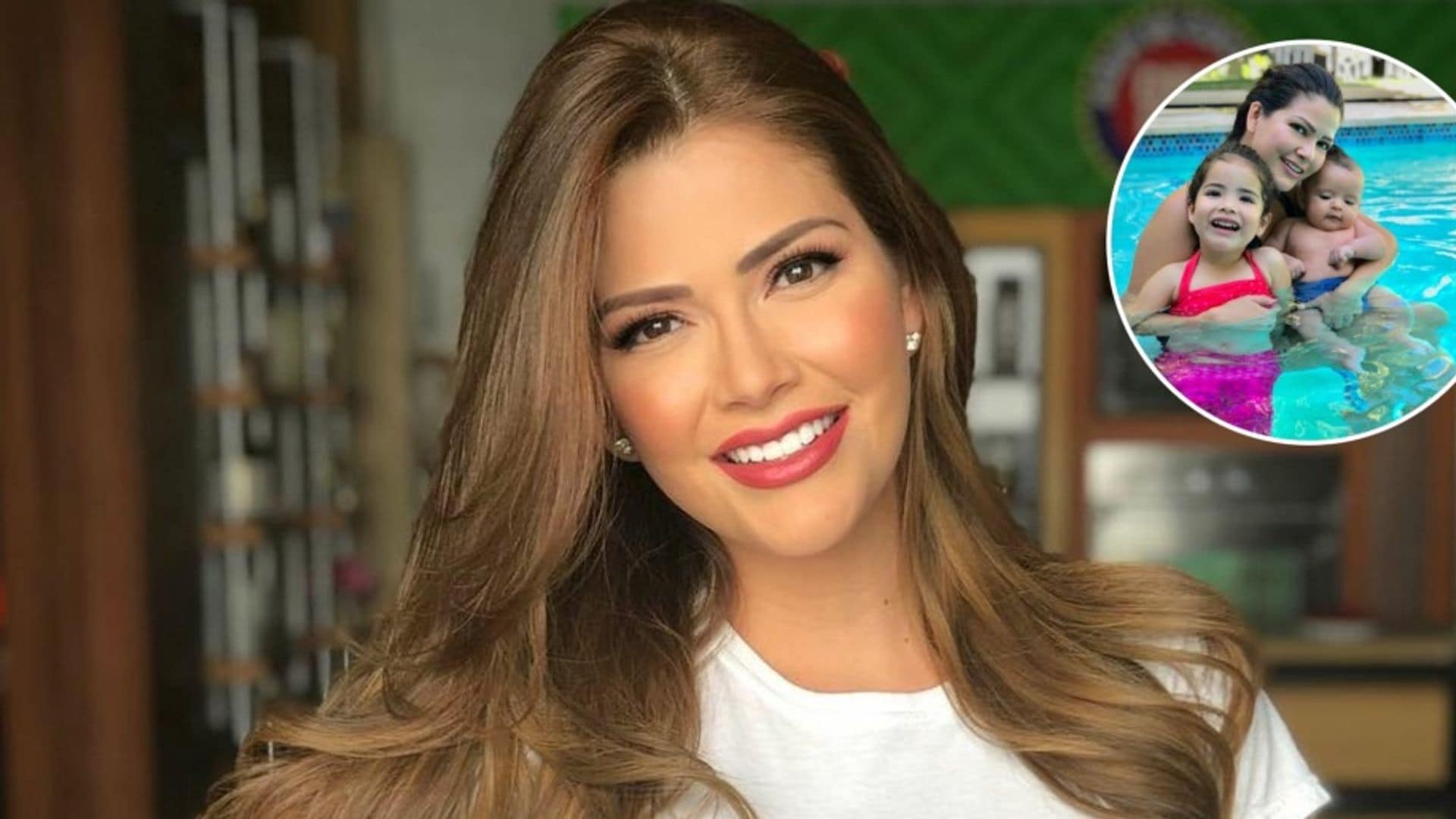 ¡Cómo niña! Ana Patricia Gámez se divierte al lado de sus hijos
