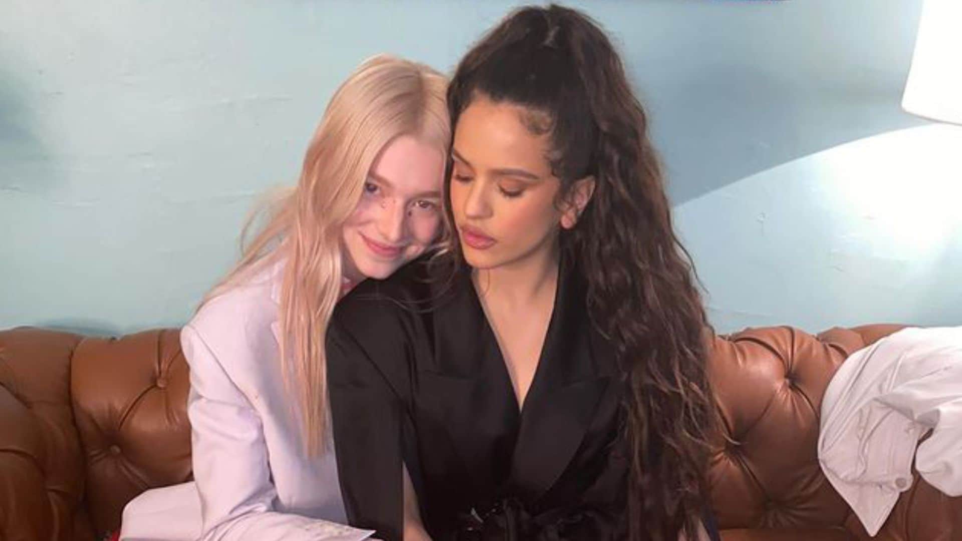 Hunter Schafer cuenta que mantuvo una relación con Rosalía durante cinco meses