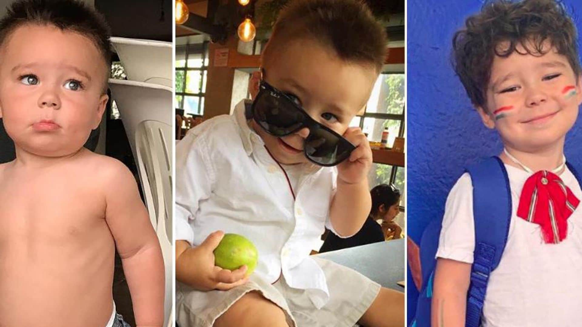 ¡Para comérselo! Las fotos más tiernas de Diego, el hijo de Ariadne Díaz y Marcus Ornellas