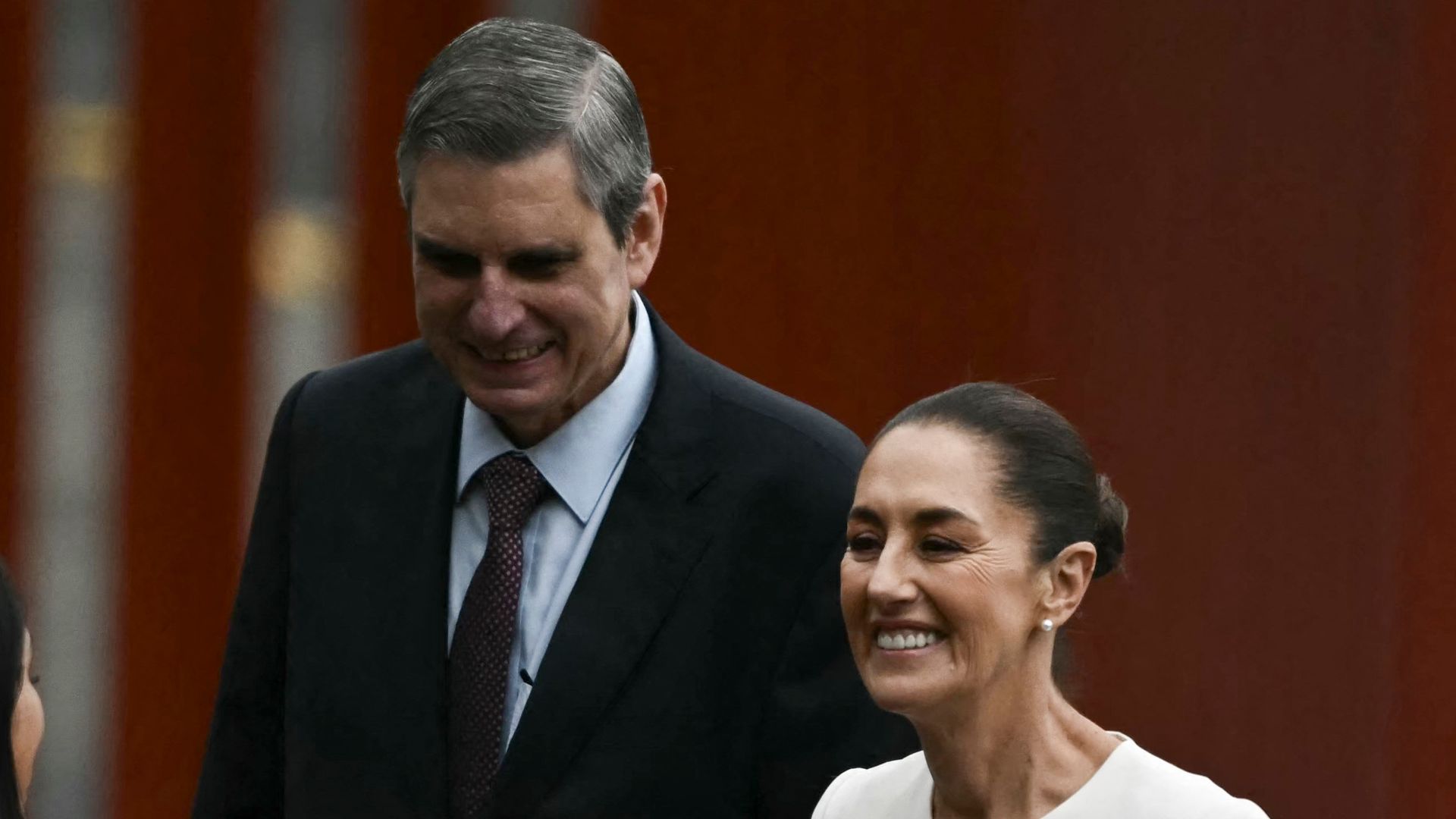 Claudia Sheinbaum y su esposo