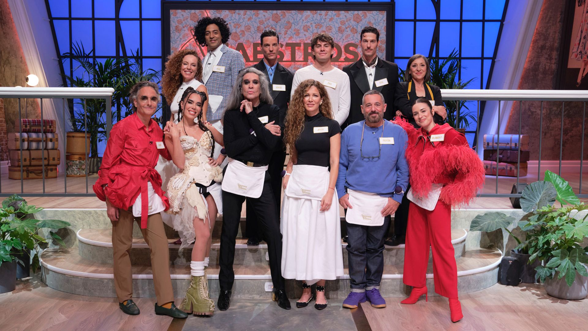 Los aprendices de 'Maestros de la costura celebrity'