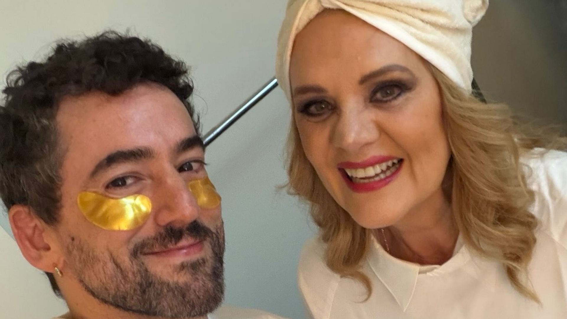 Luis Gerardo y Erika Buenfil