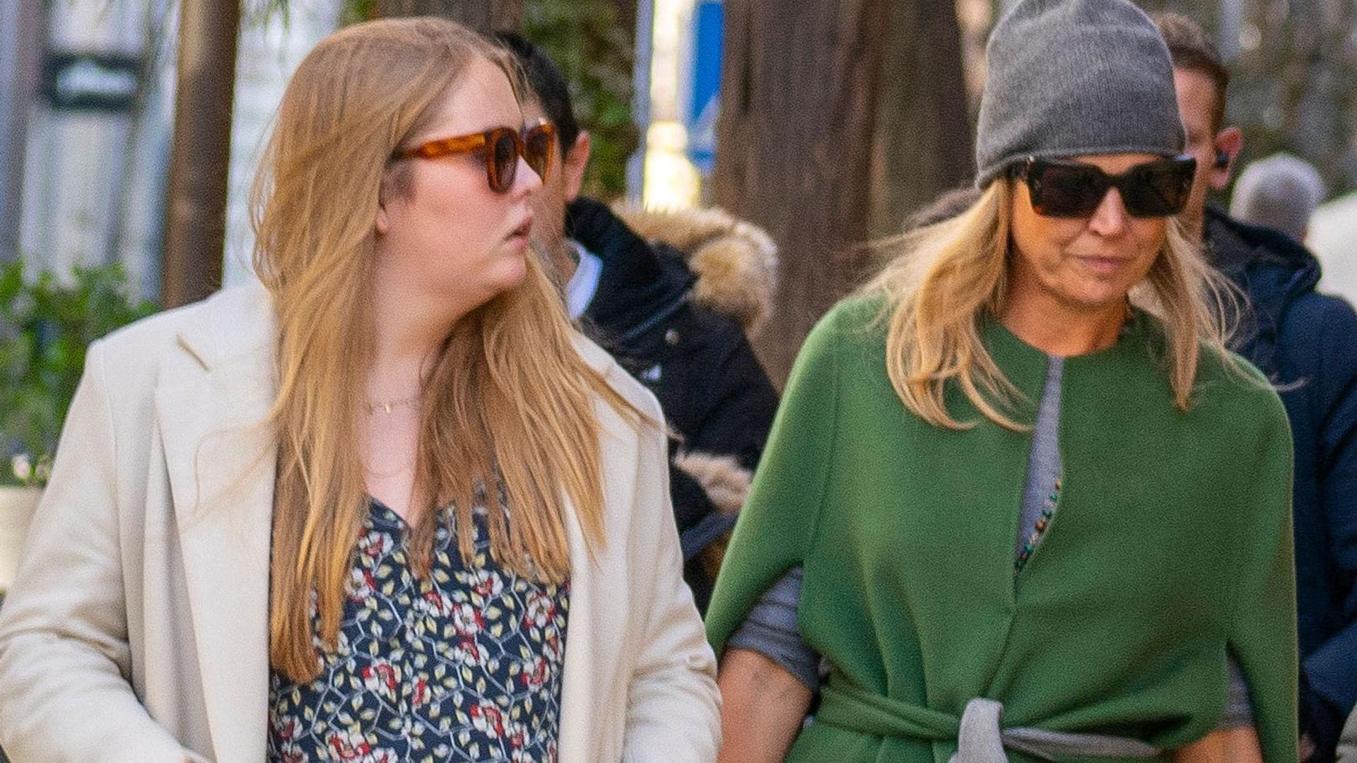Las imágenes inéditas de la visita secreta a Madrid de la Reina Máxima y la princesa Amalia