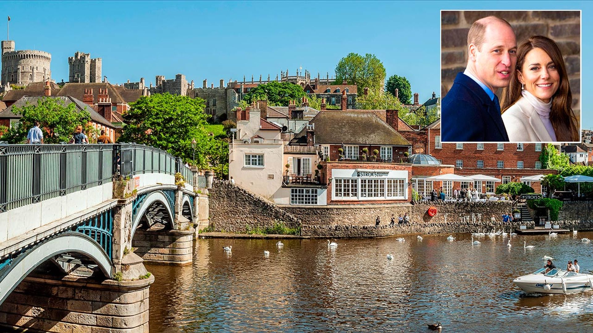 Windsor, así es la pequeña ciudad en la que viven Kate y Guillermo