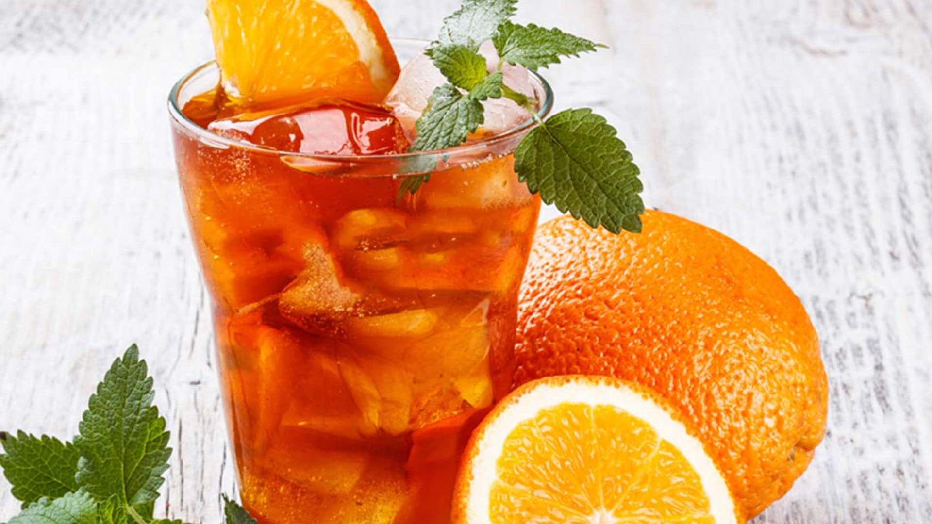 Té helado de naranja