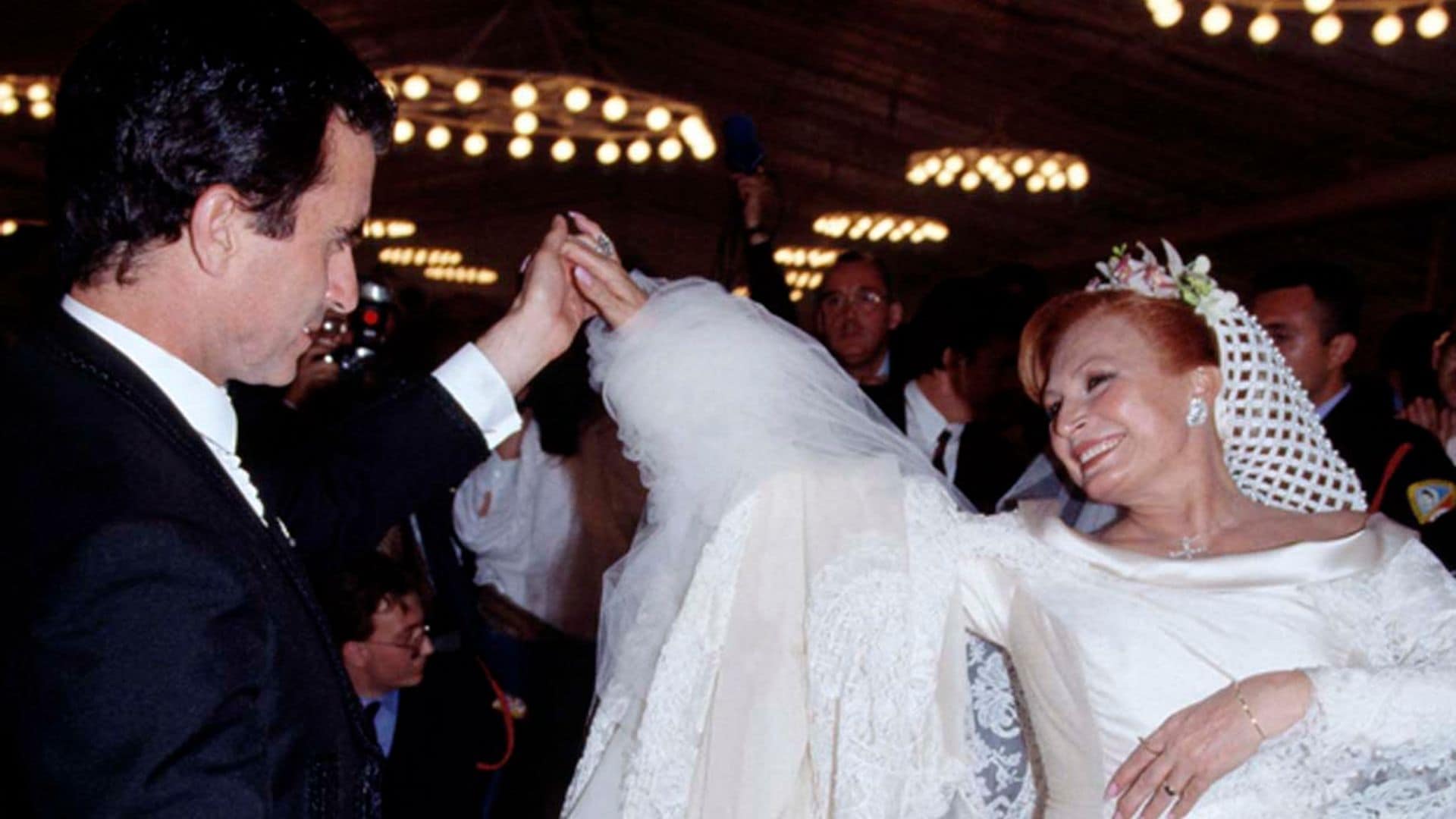 Se cumplen 27 años de la gran boda de Rocío Jurado y José Ortega Cano: así han cambiado las relaciones en el seno de la familia
