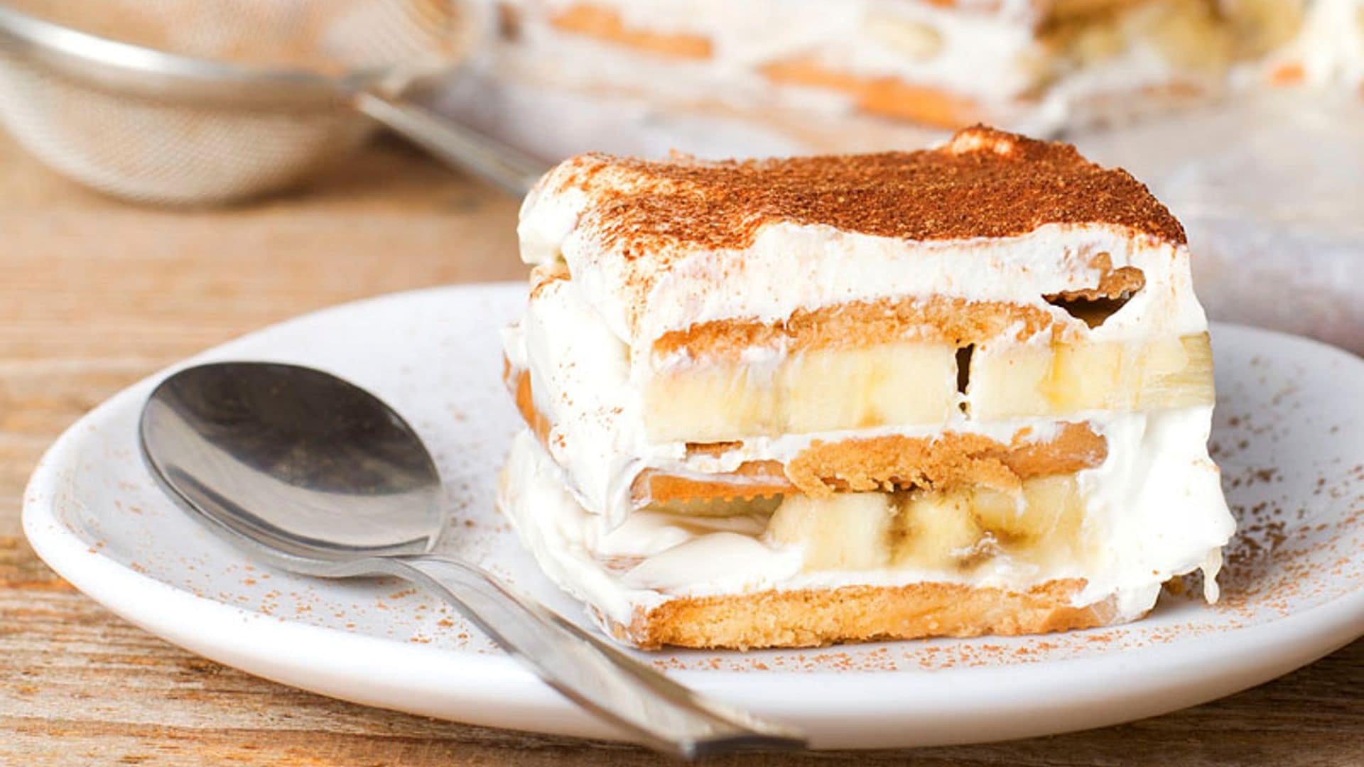 Tiramisú de chocolate blanco