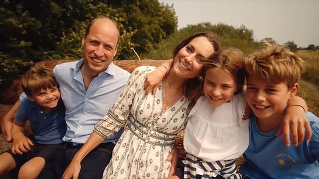 Kate Middleton con su familia
