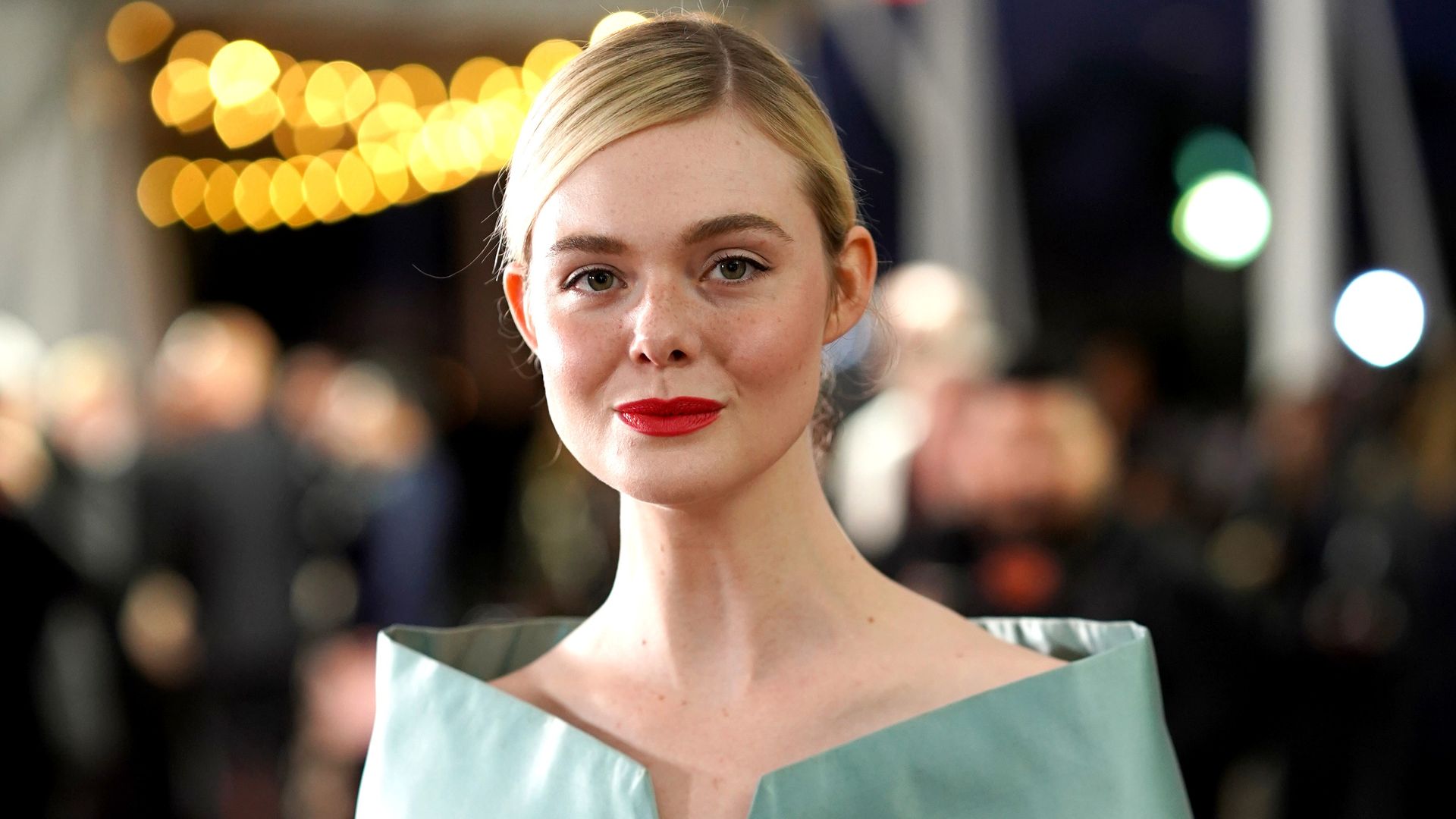 Elle Fanning en el Festival Internacional de Cine de Palm Springs, 2026.