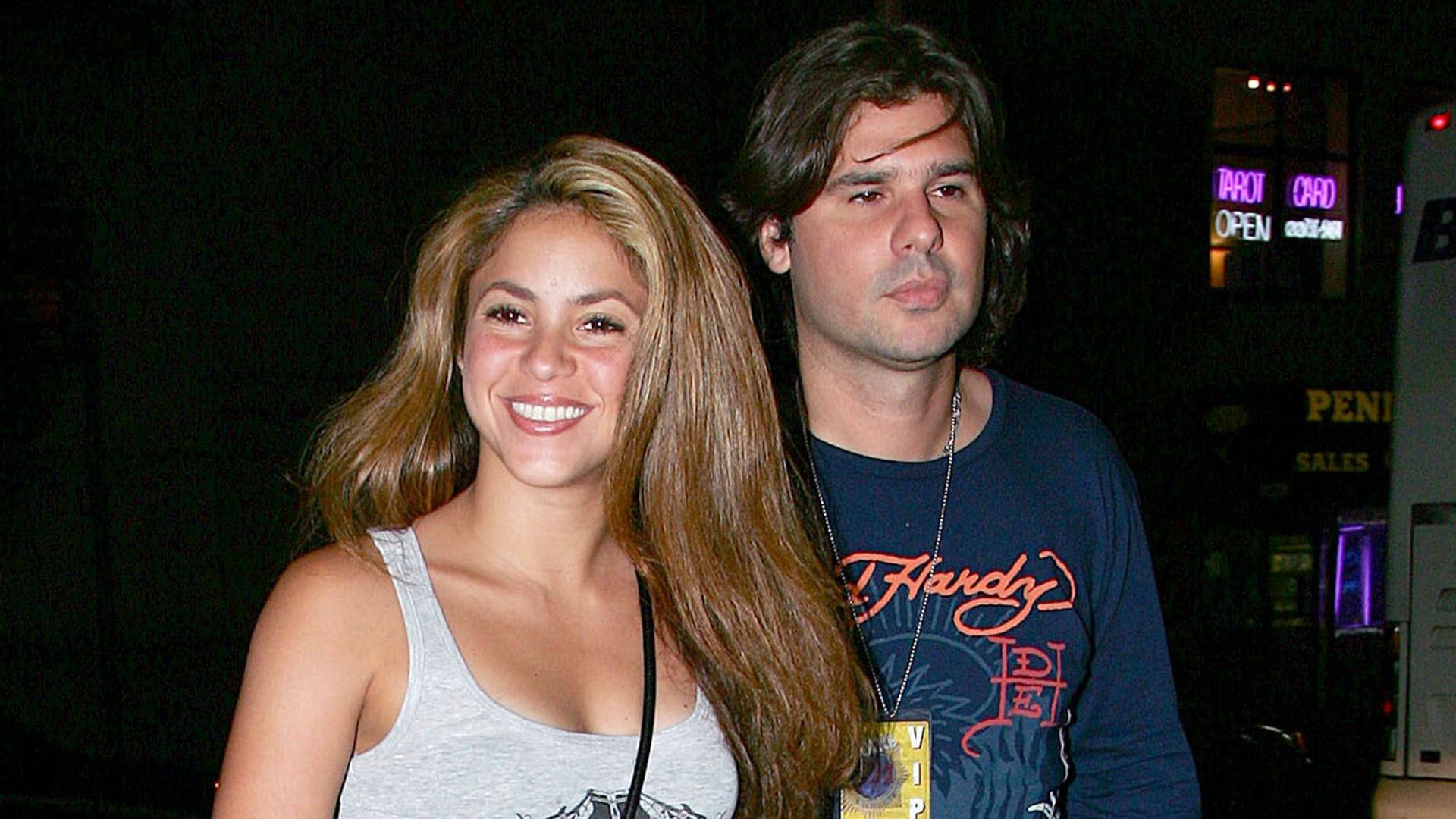 Shakira y Antonio de la Rúa en una foto de agosto de 2007 en Nueva York.