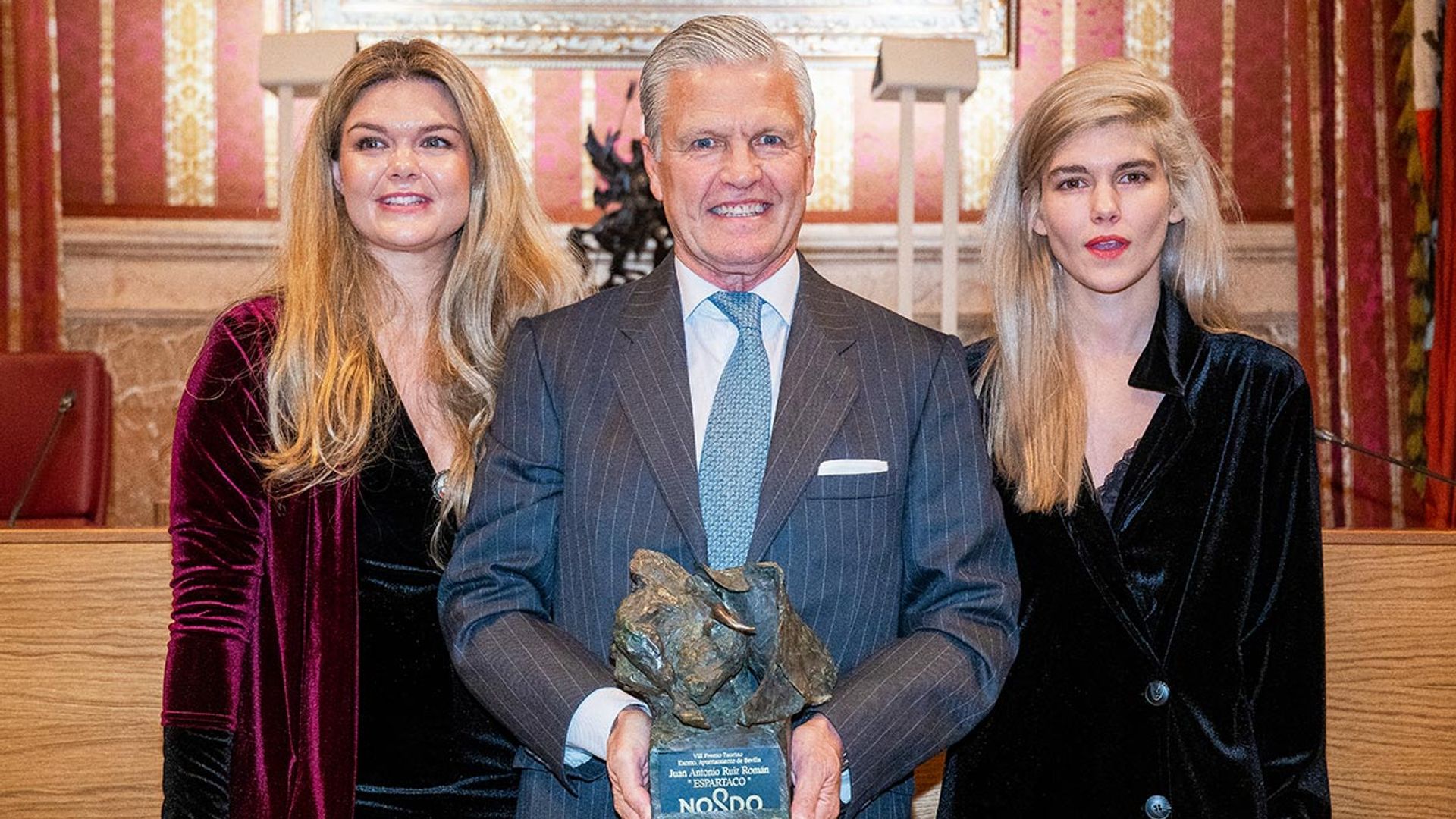 Quién es quién en la familia de Espartaco, que va a ser abuelo por segunda vez