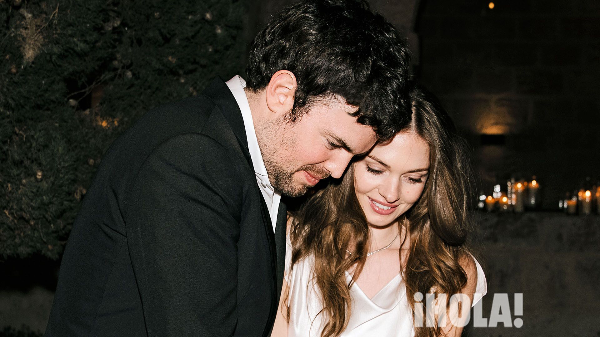 Stella Banderas con su marido