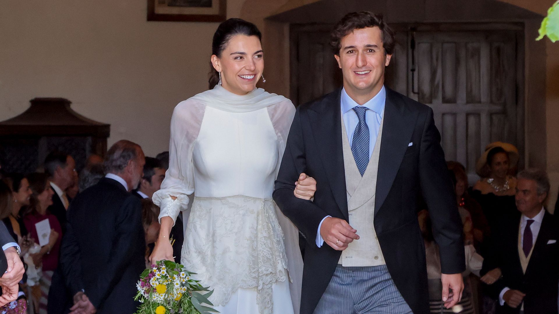 Boda de María Milans del Bosch Barroso y Juan Bosco Olalquiaga