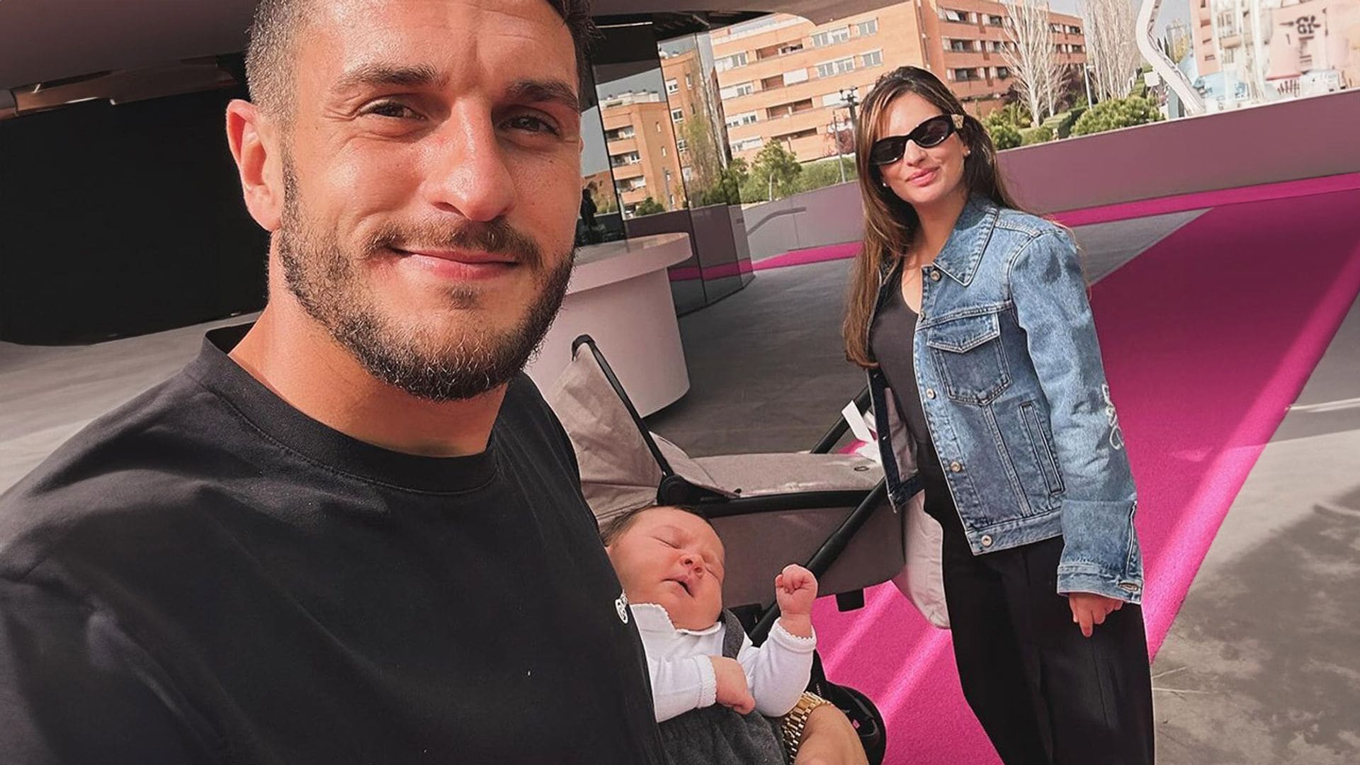 Beatriz Espejel explica cómo se organizan en casa y matiza que Koke no ha tenido permiso por paternidad