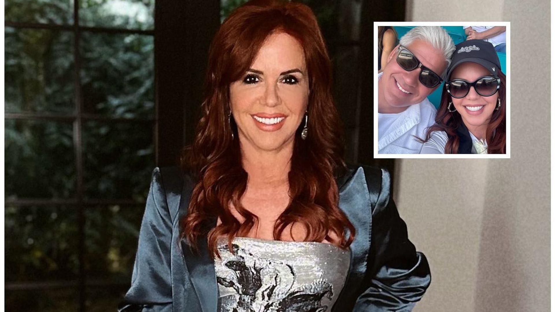 Enamorada y feliz, María Celeste Arrarás se deja ver nuevamente con su galán