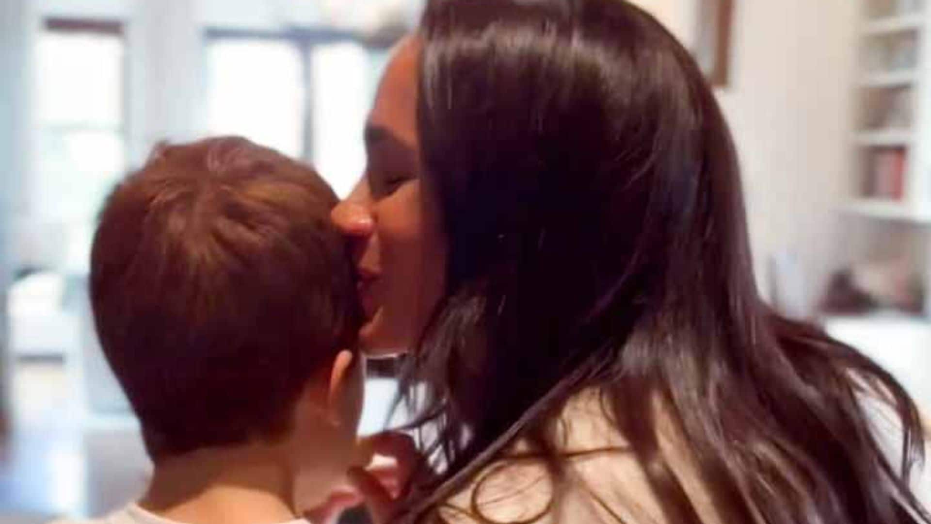 Meghan Markle y su hijo Archie.