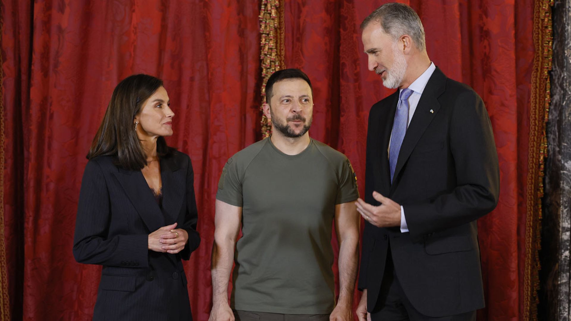 Los Reyes abren el Palacio Real a Zelenski en su primera visita oficial a España