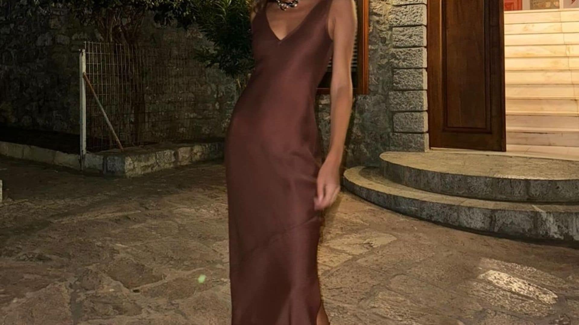 Rocío Crusset de vacaciones en Grecia