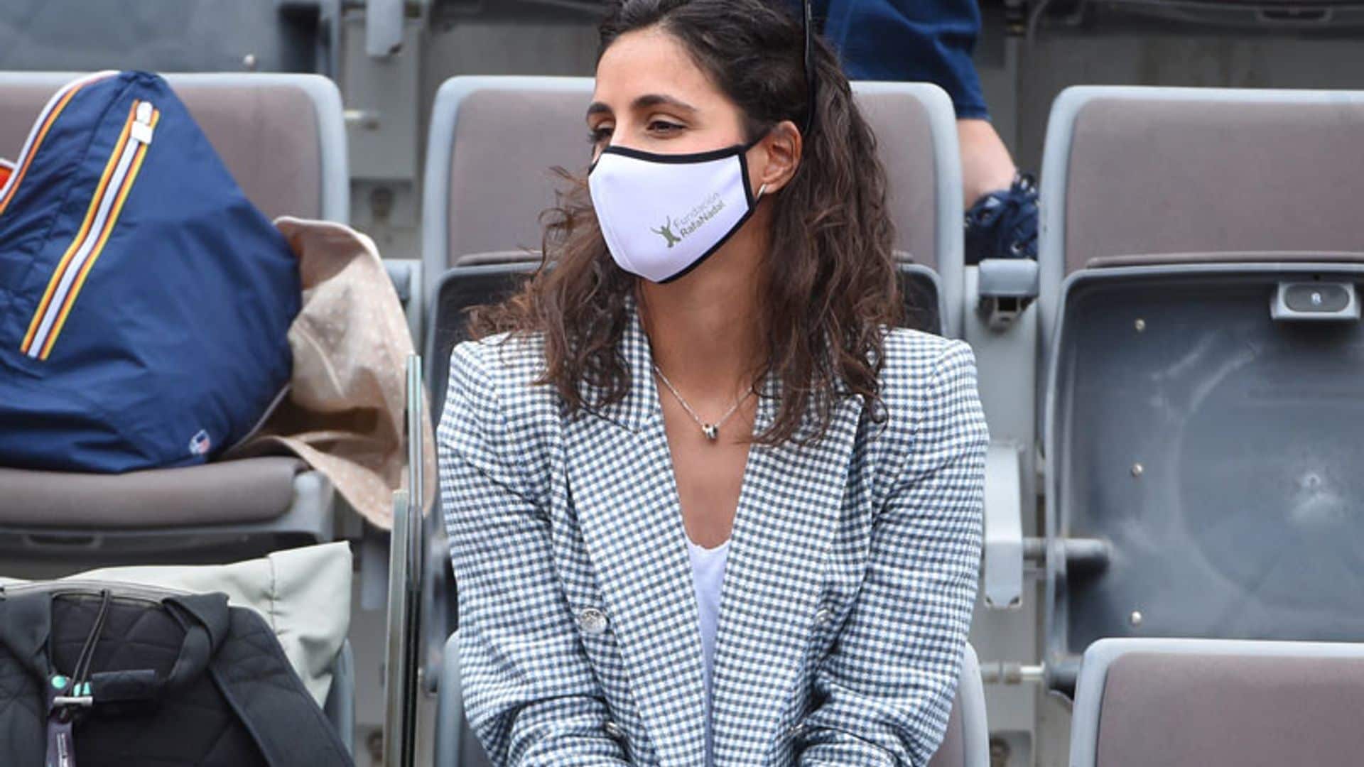 Mery Perelló elige una americana de Zara para apoyar a Rafa Nadal