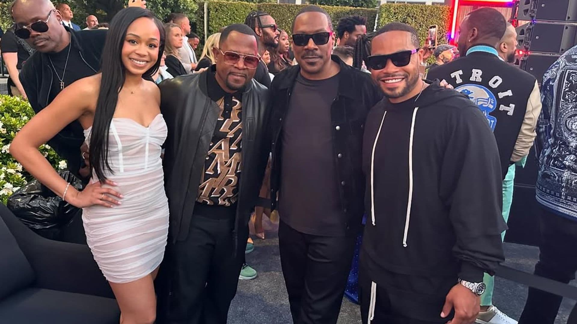 Eddie Murphy y Martin Lawrence se convierten en consuegros tras la boda de sus hijos en una ceremonia íntima