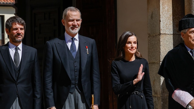 LOS REYES PRESIDEN LOS PREMIOS MIGUEL DE CERVANTES 2025 a Alvaro Pombo
