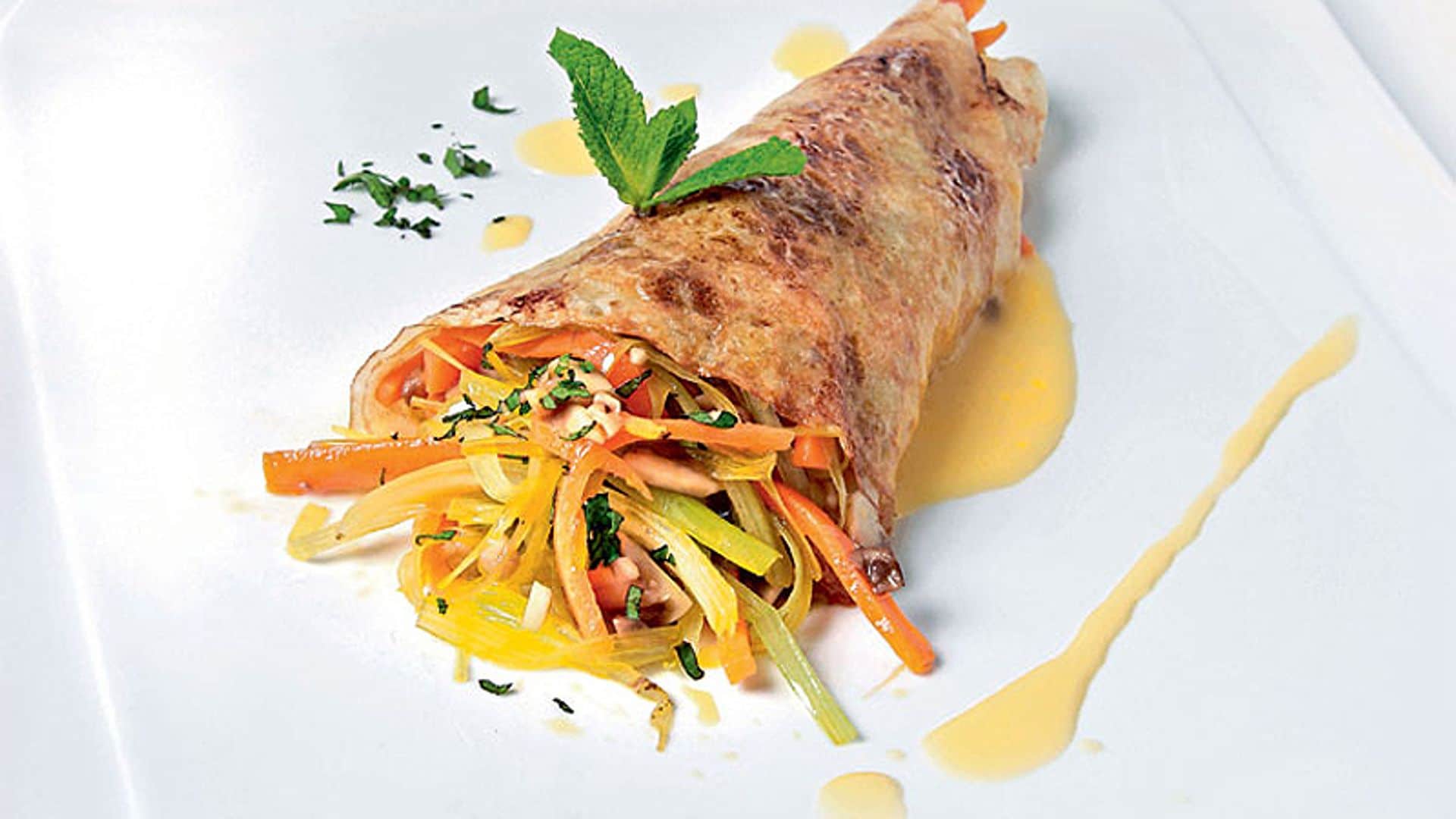 Crepes de verduras