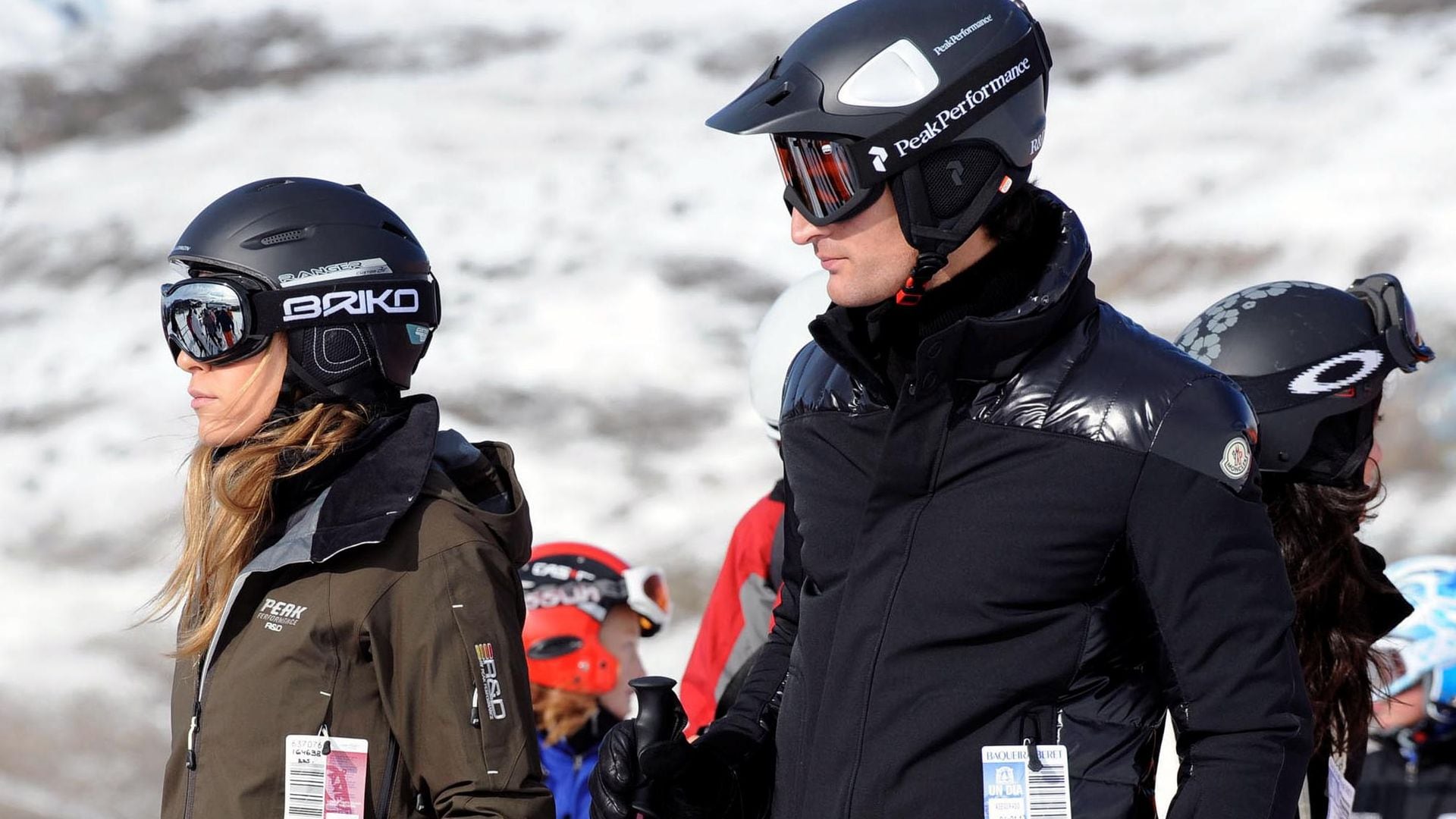 Rafael de Medina y Laura Vecino: lección de estilo en la nieve
