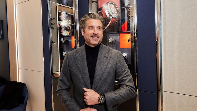 Hora de brillar: Patrick Dempsey inaugura la nueva boutique de TAG Heuer en Barcelona