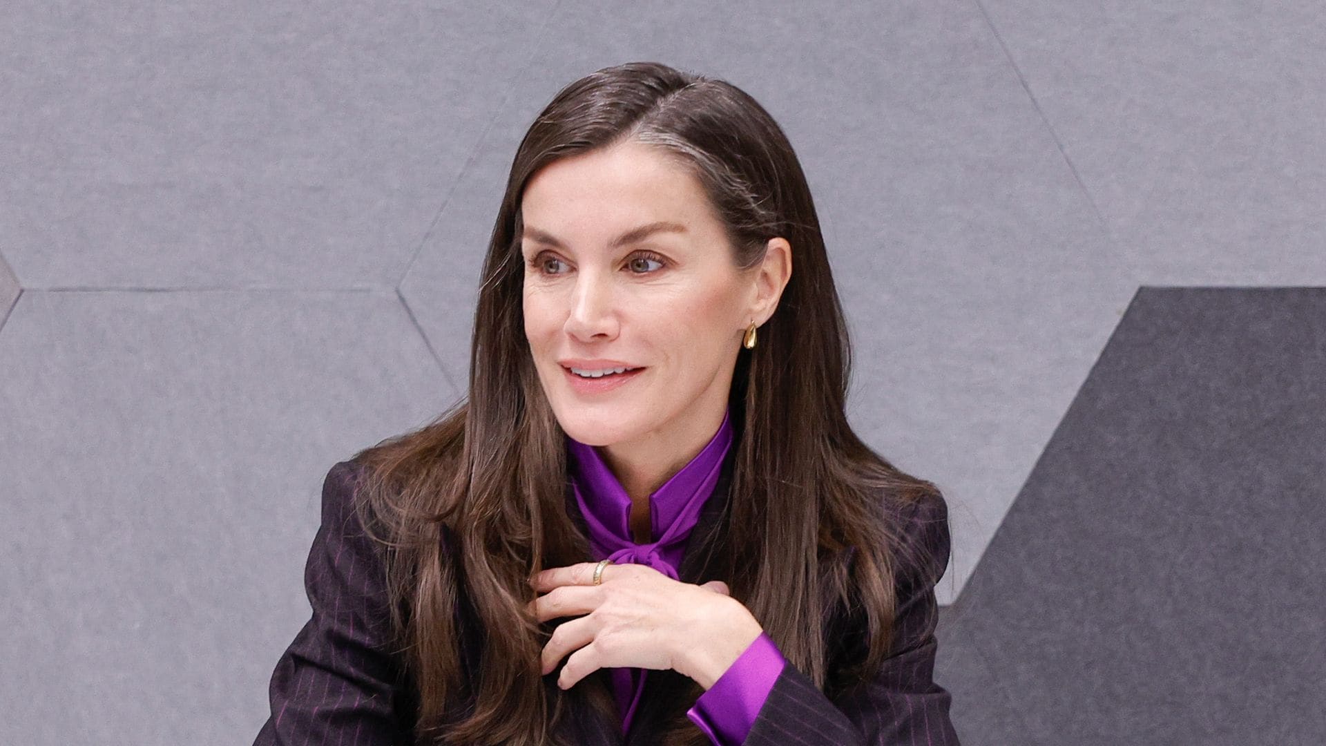 La reina Letizia en un acto de la fundación FAD